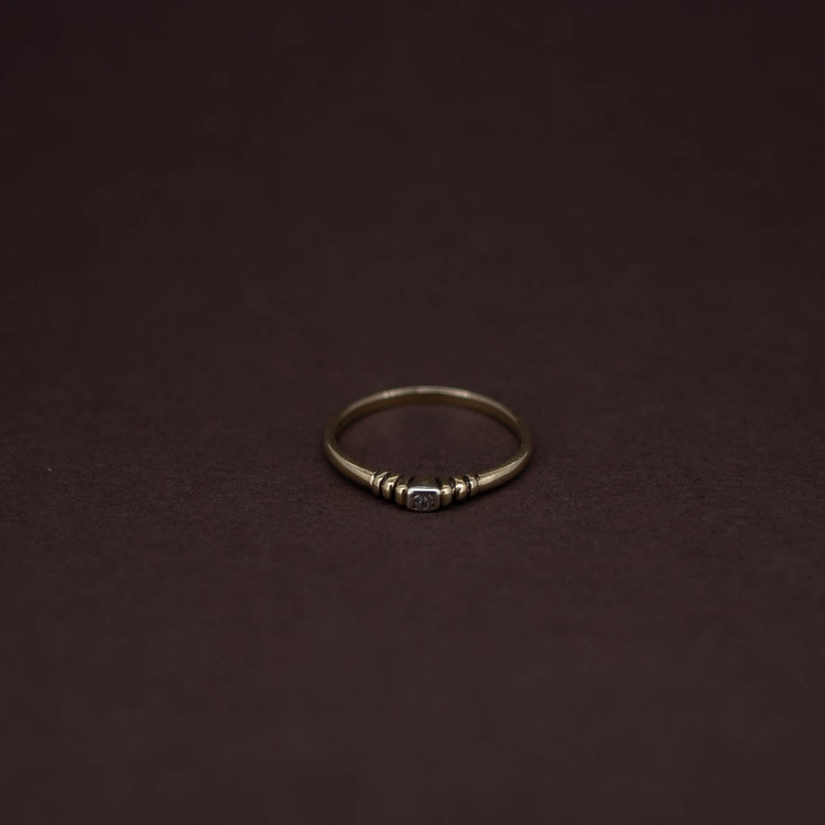 Diamond Ring Solid Gold 08