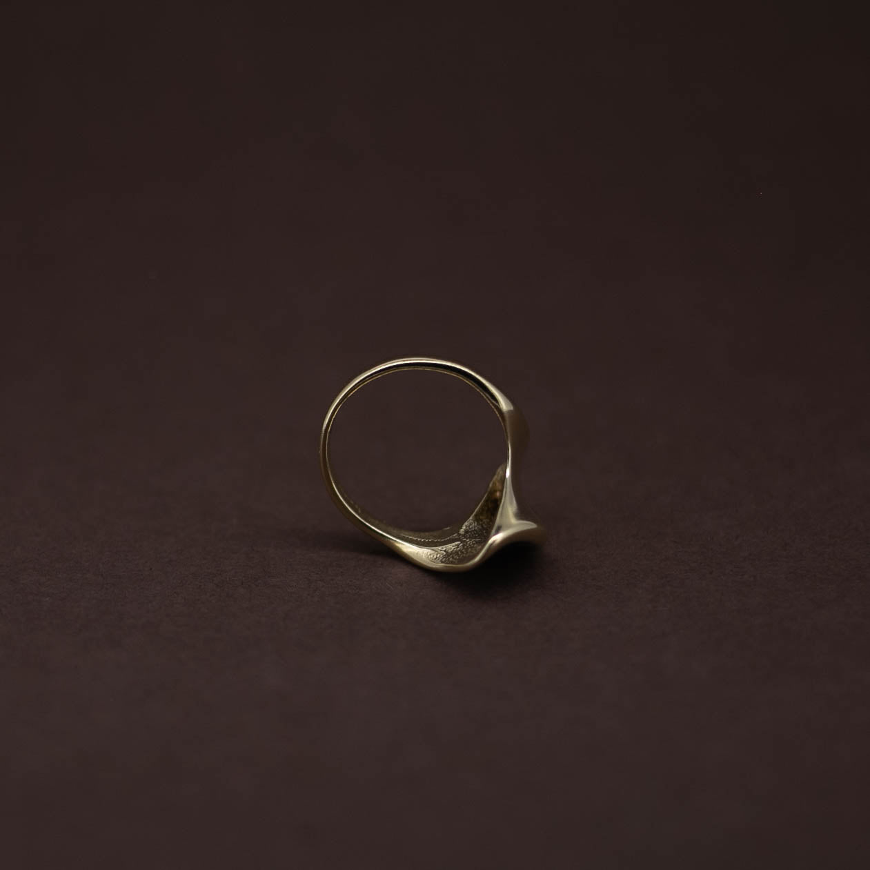 Organic Ring Solid Gold